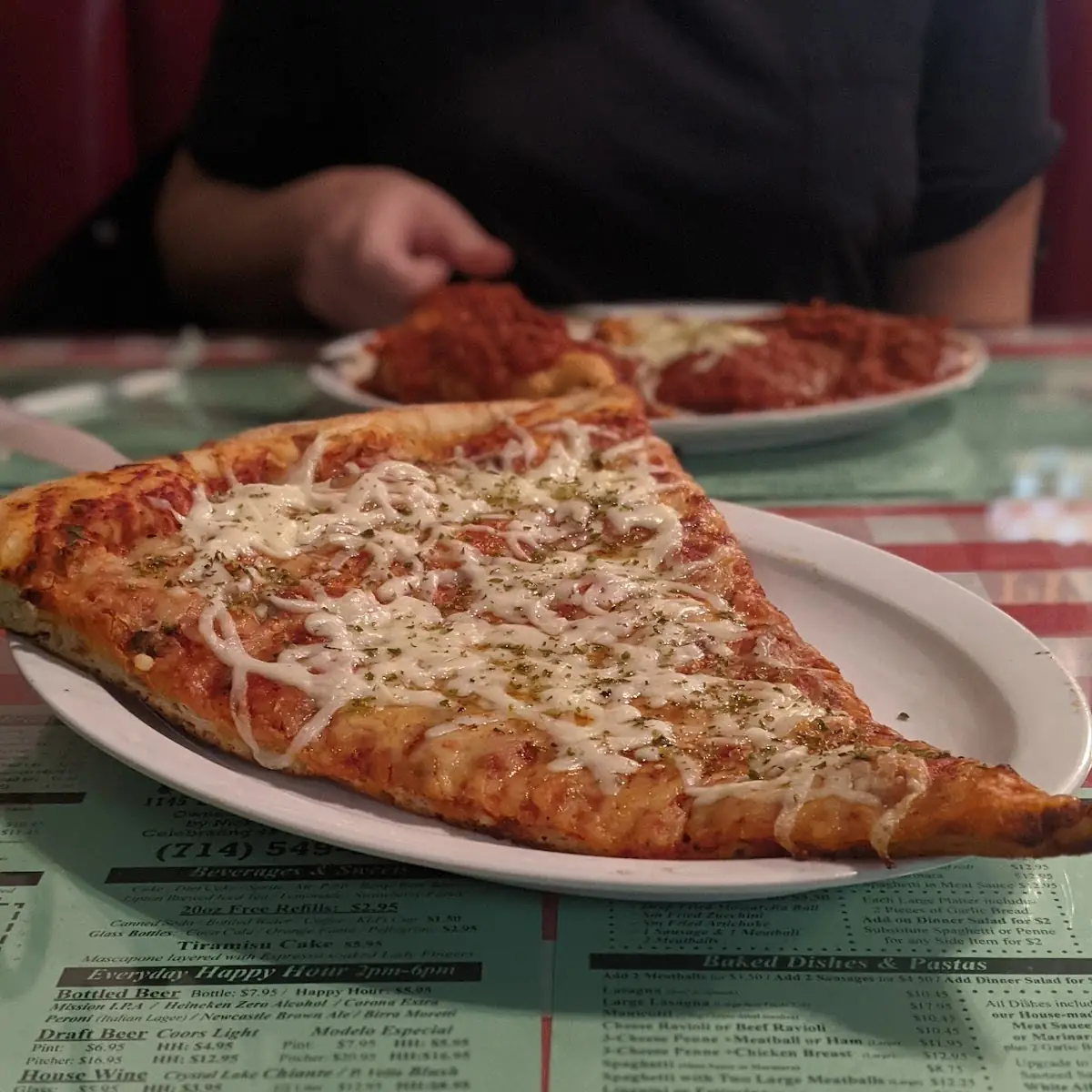 Giant Slice of Cheese Pizza