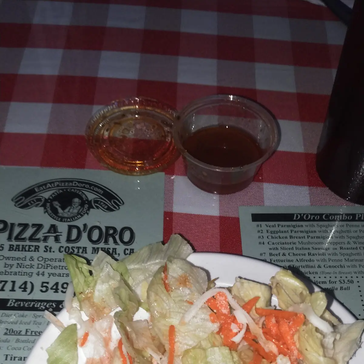 Salad with Ranch Dressing