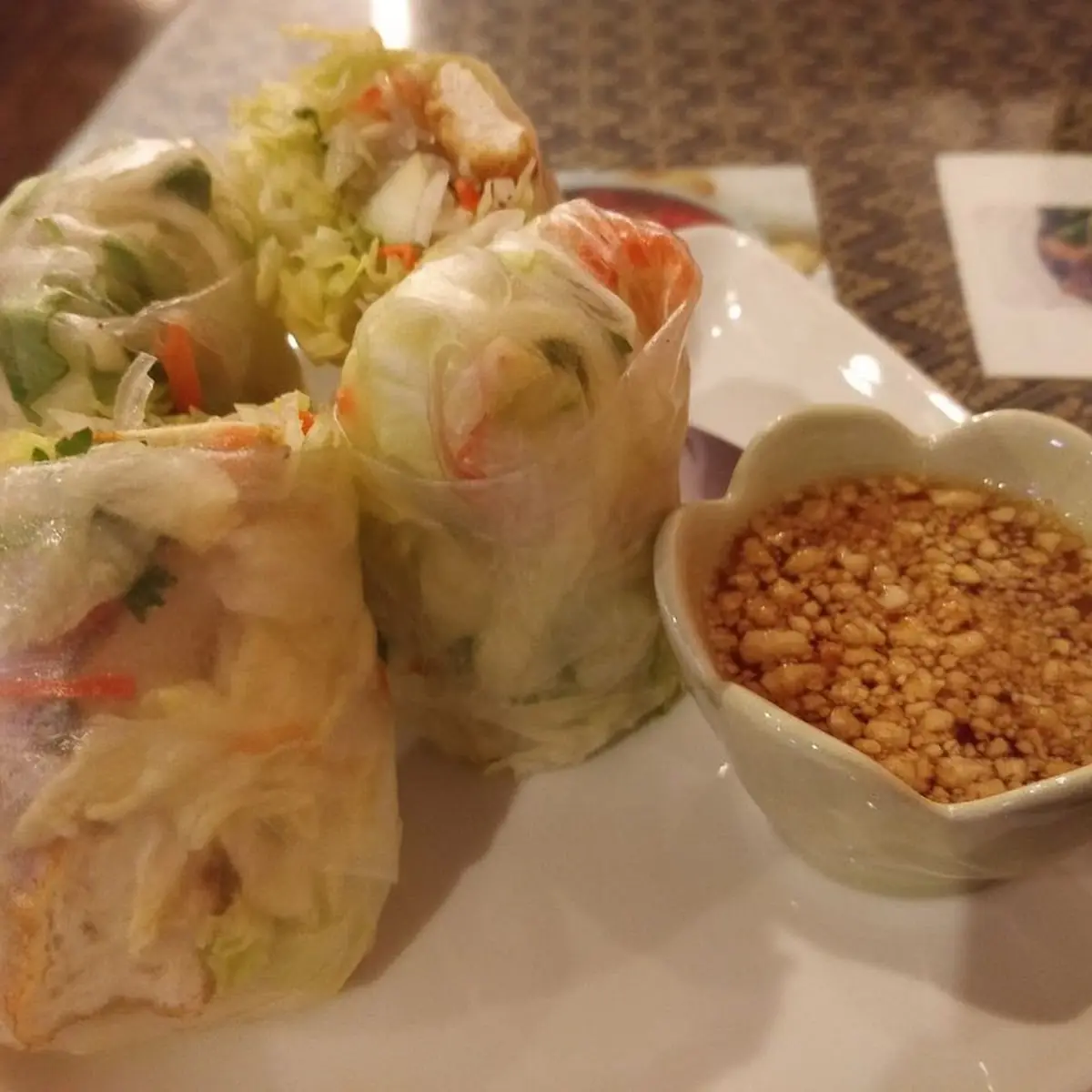 Fresh Spring Roll 2 Rolls