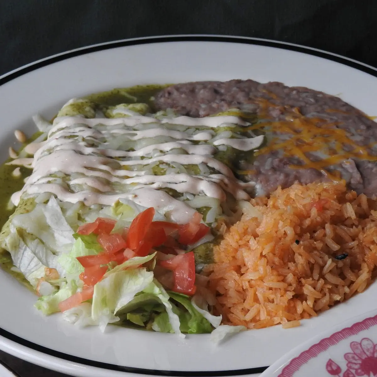 Rice Beans and Cheese Side