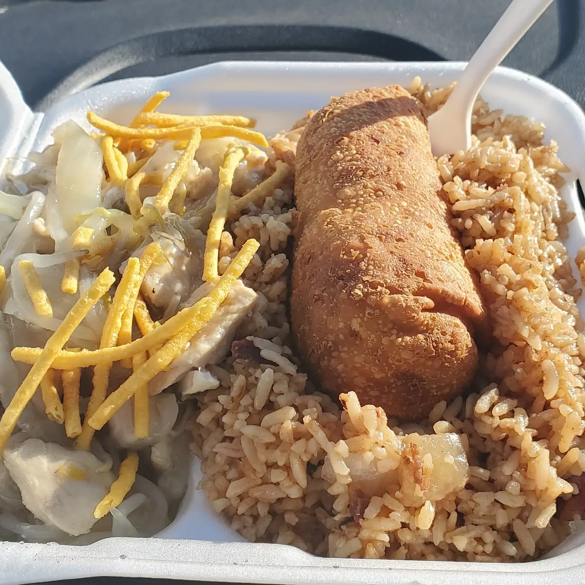L3 Chicken Chow Mein & Egg Roll Combo