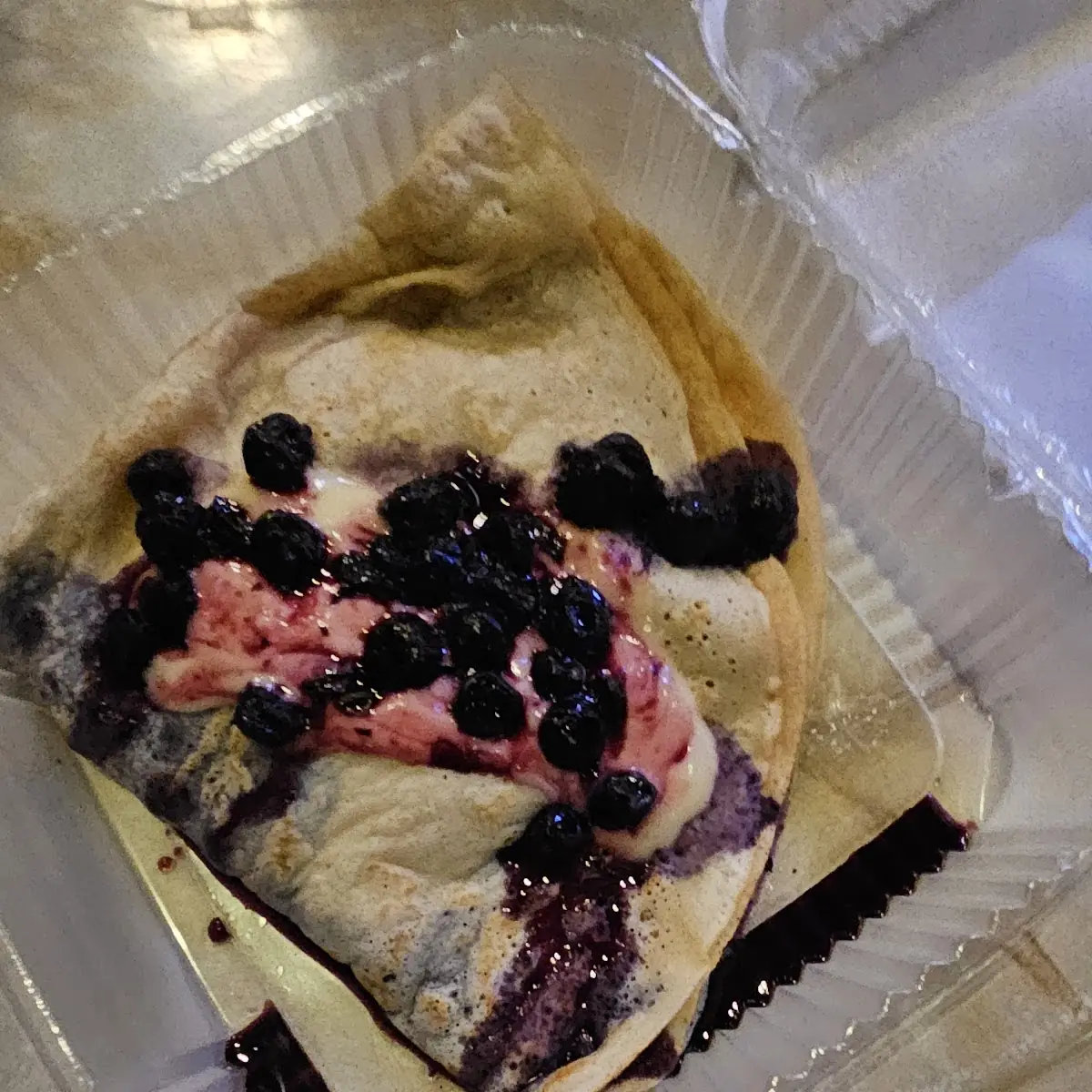 Lemon Curd and Blueberries
