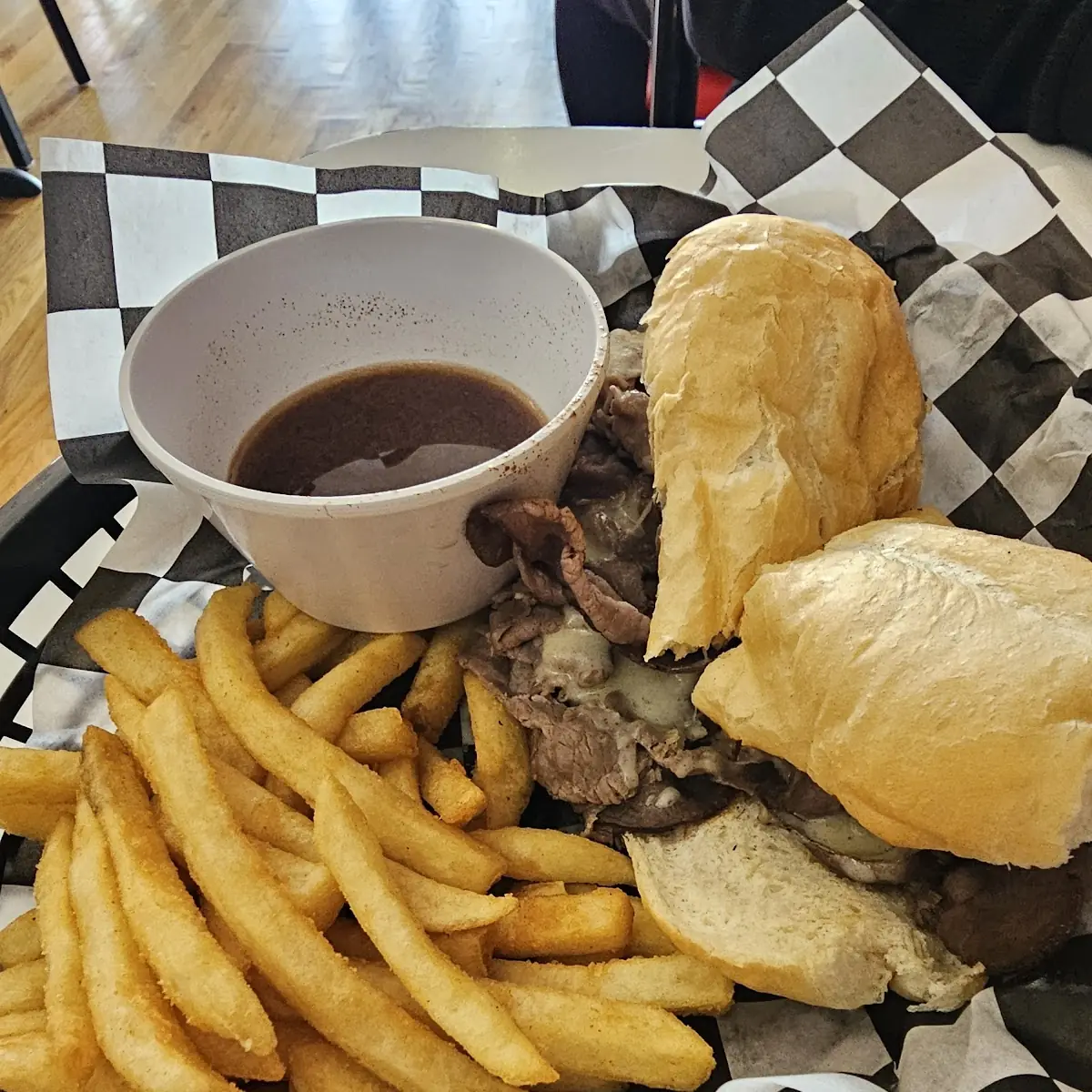 French Dip and Fries