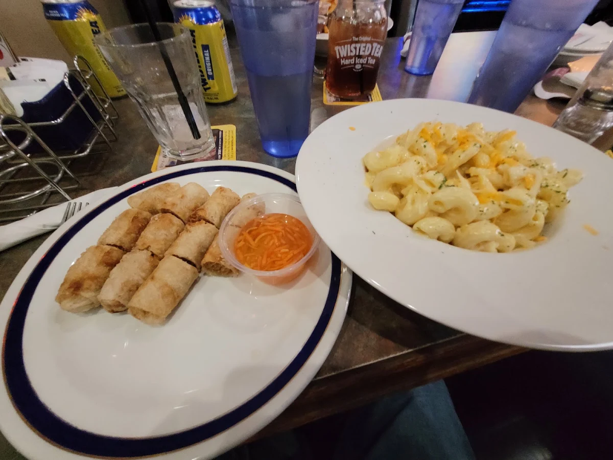 Spring Rolls and Mac and Cheese