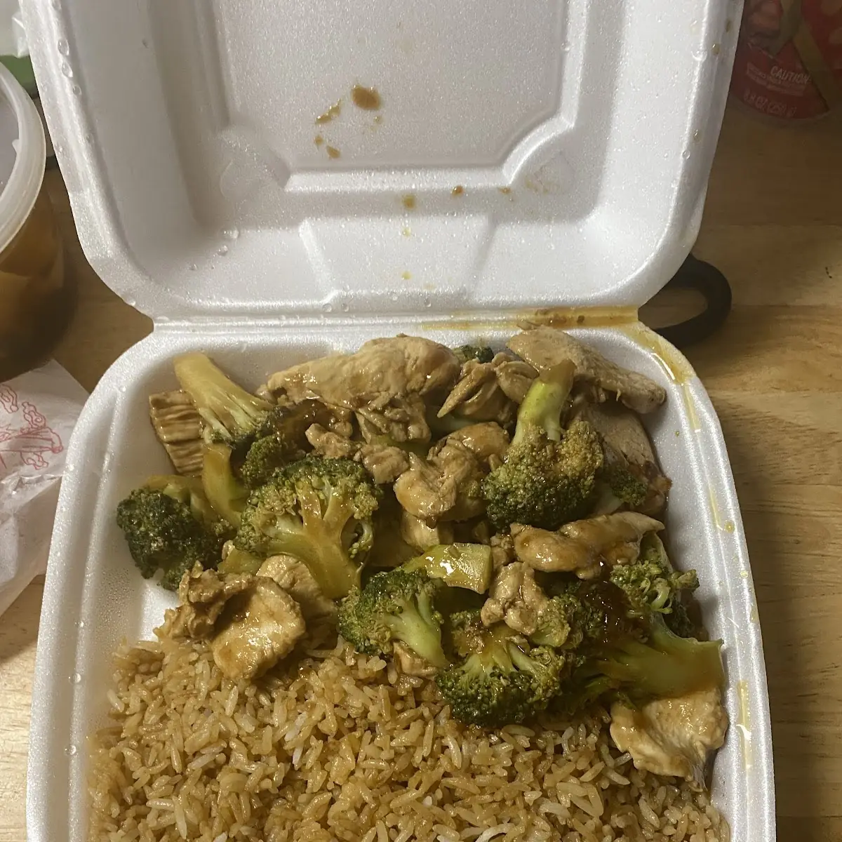 Chicken and Broccoli Combination with Fried Rice