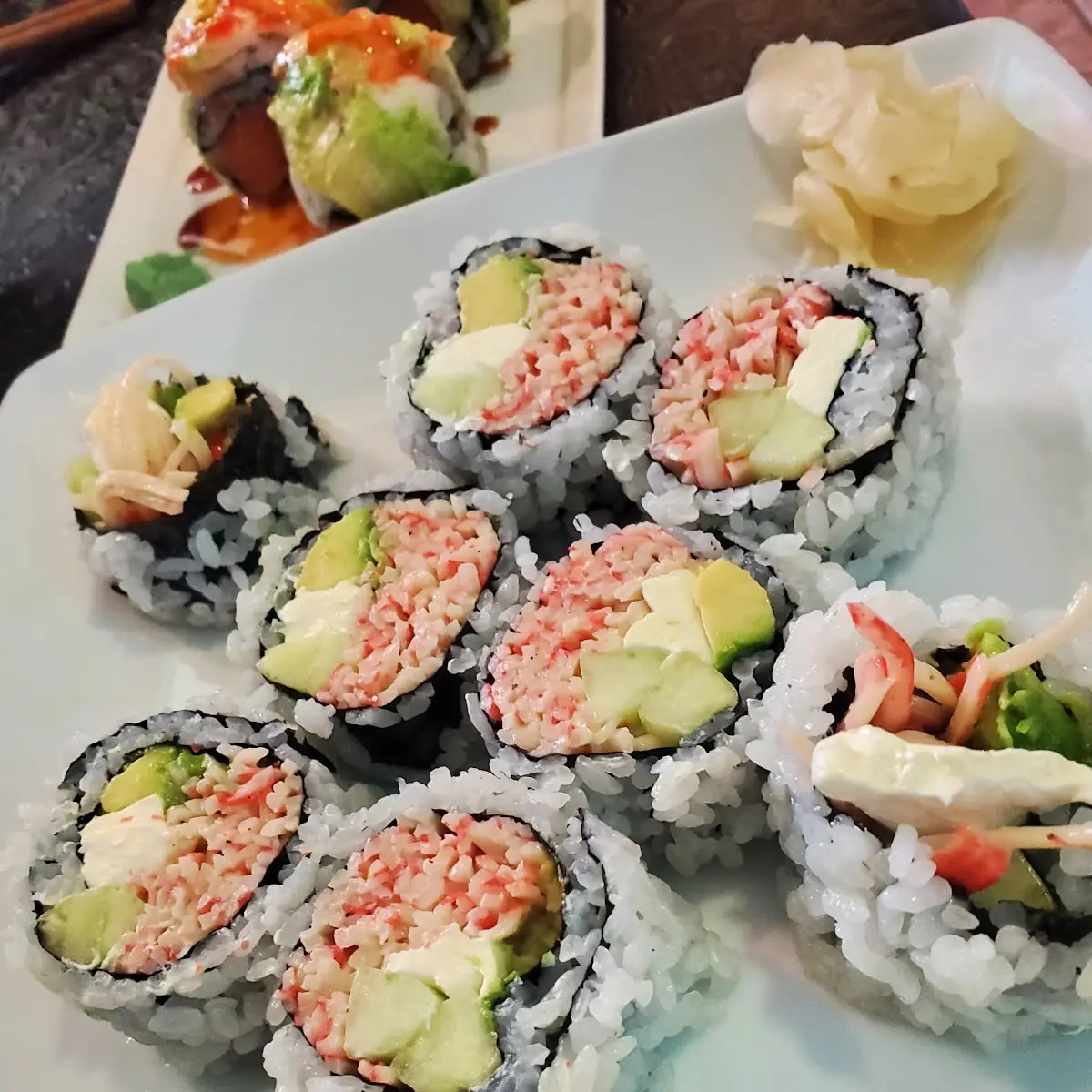California Roll with Cream Cheese