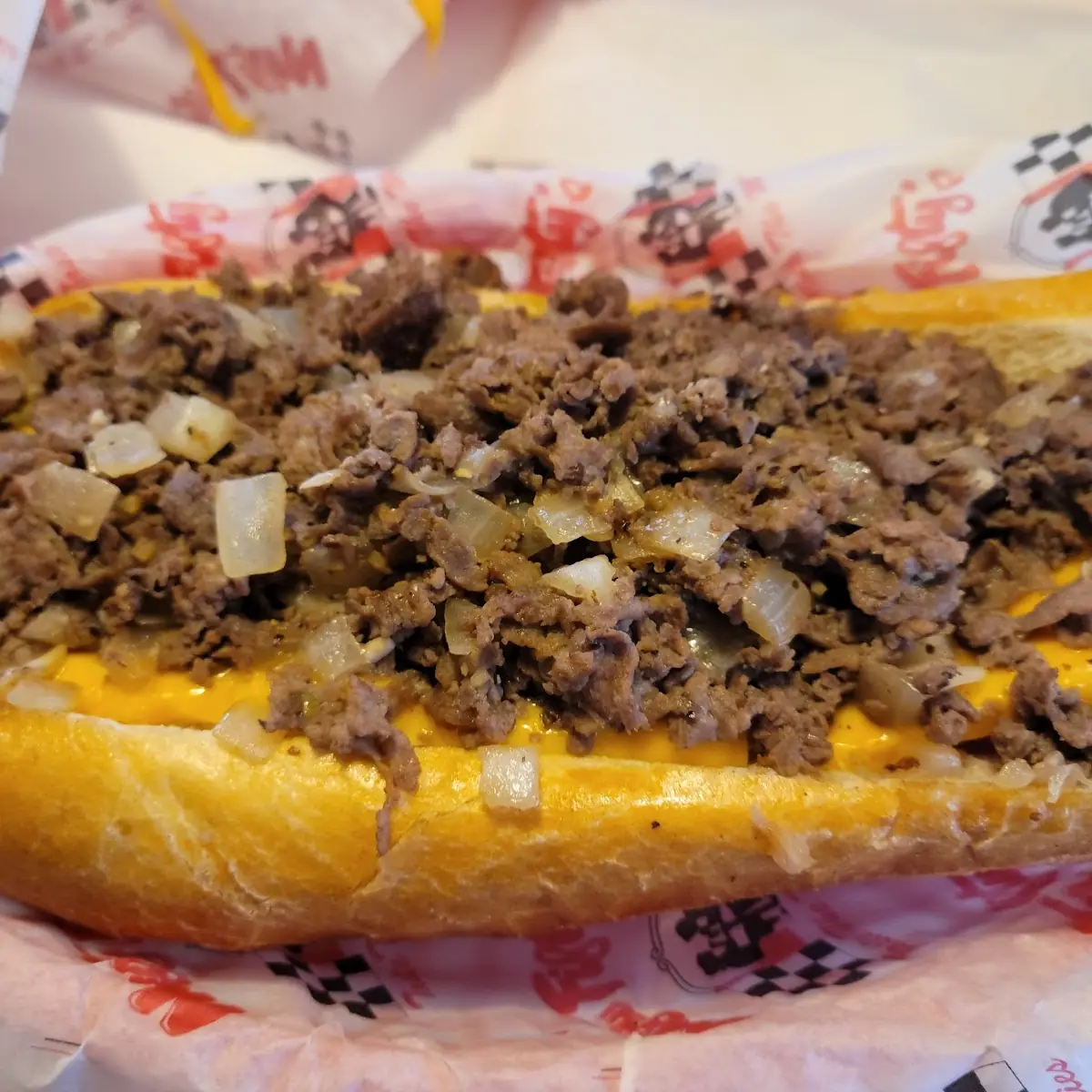 Cheesesteak with Banana Peppers