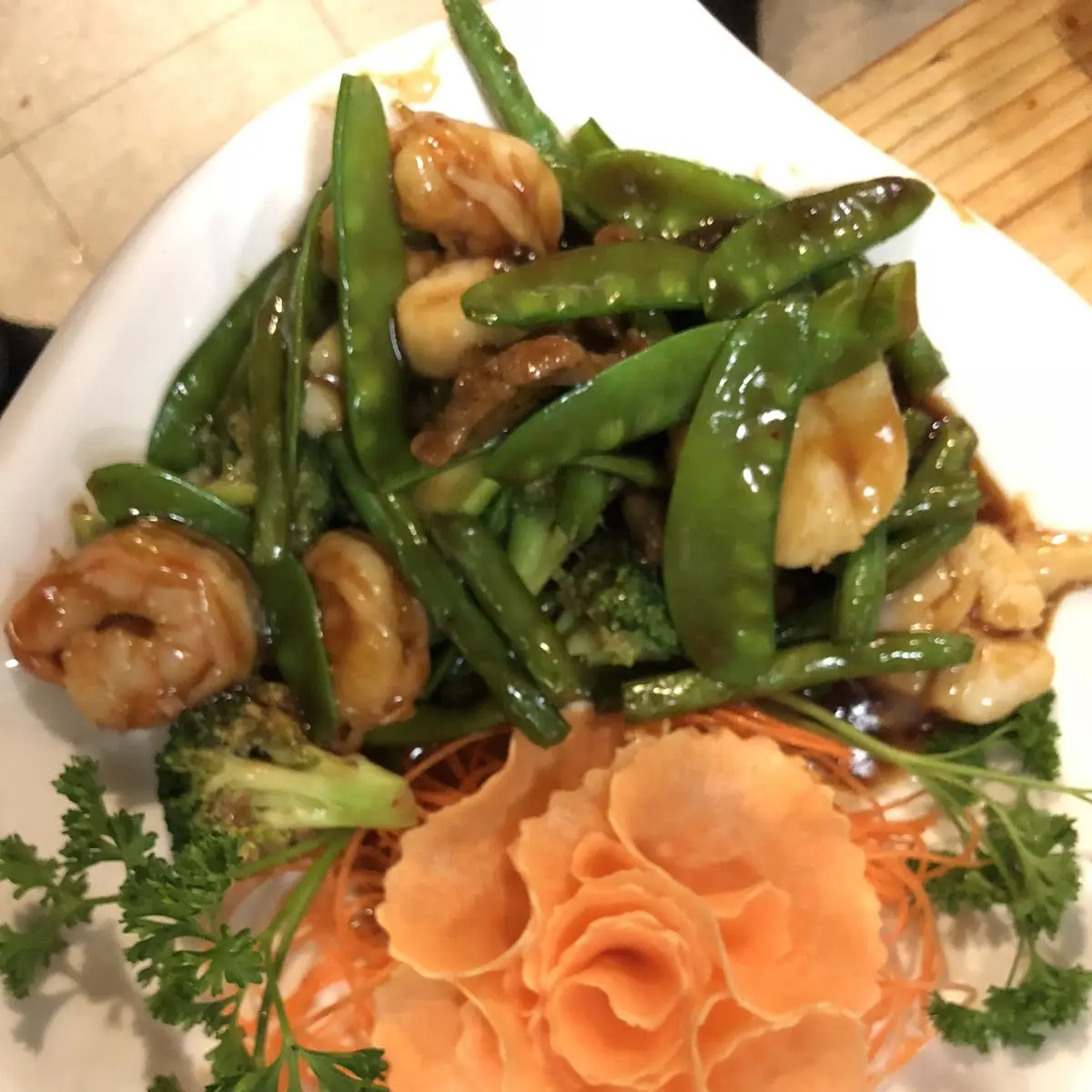 Steamed Shrimp Mixed Vegetable