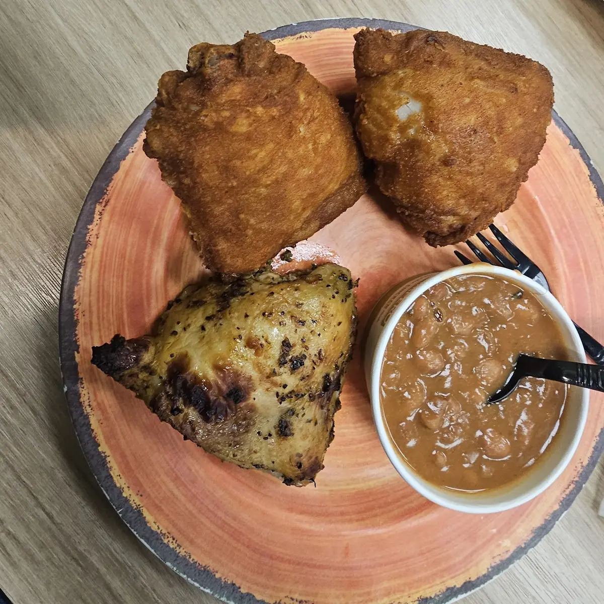 Grilled Chicken Fried Chicken
