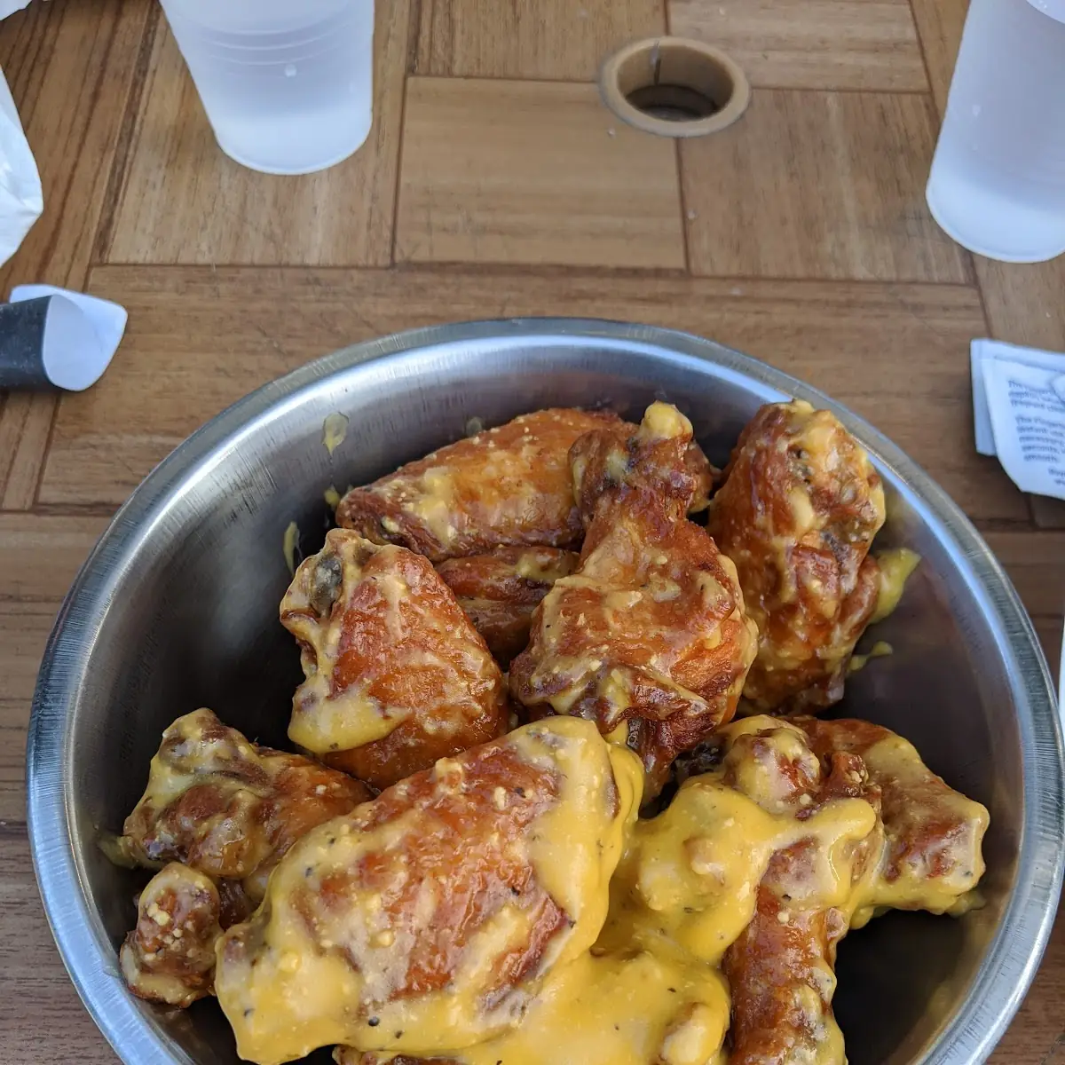 Parmesan Garlic Chicken Wings