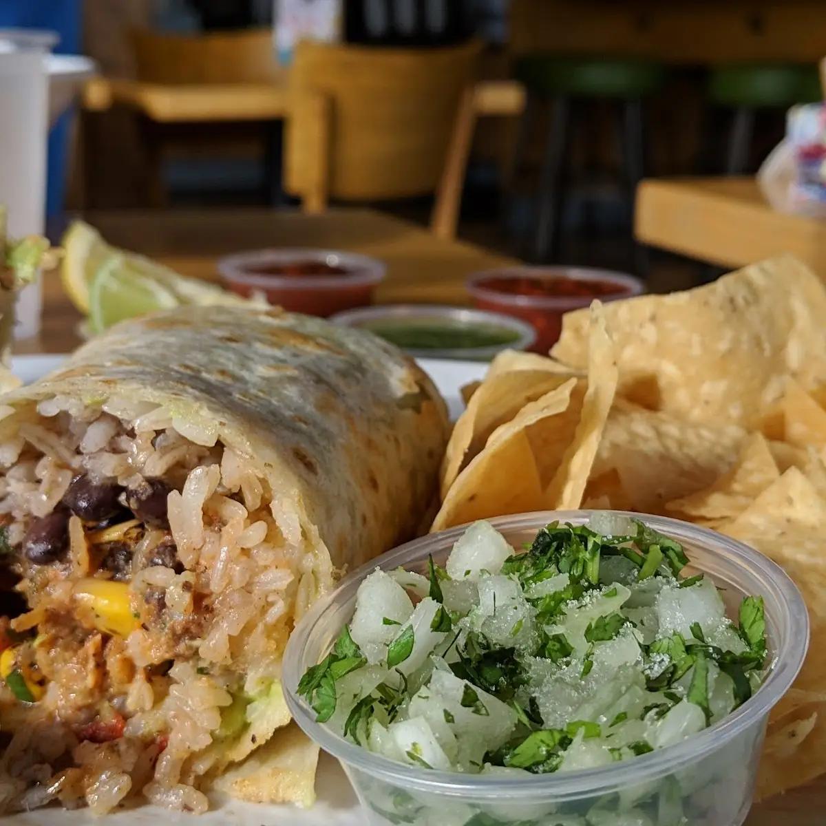 Baja Grill Chicken Burrito