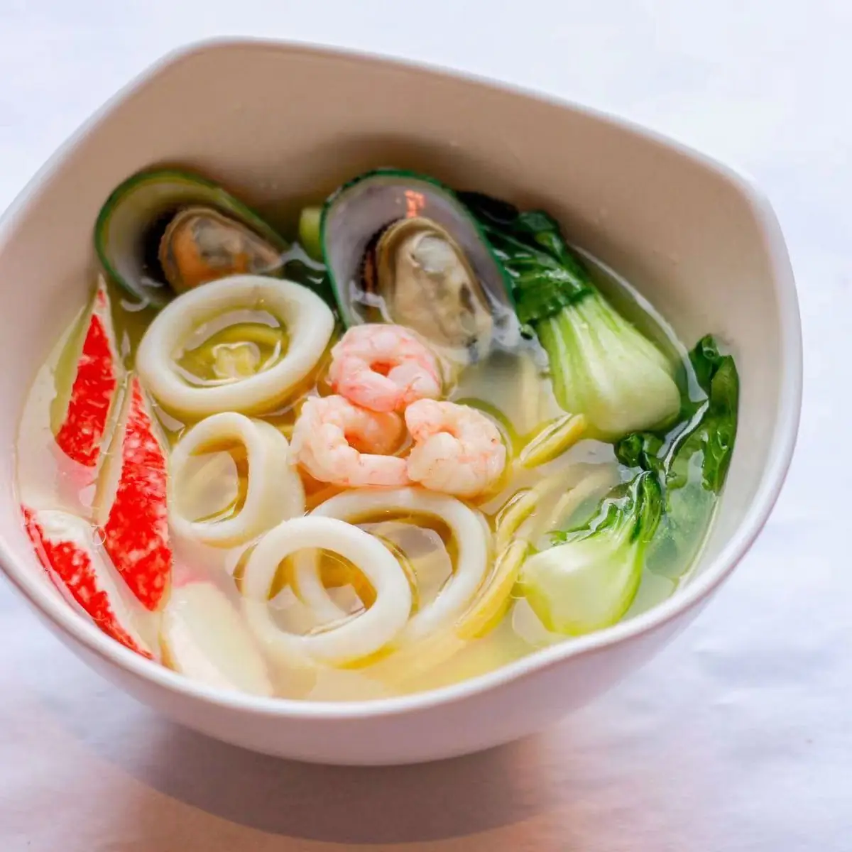 Korean Seafood Rice Noodles
