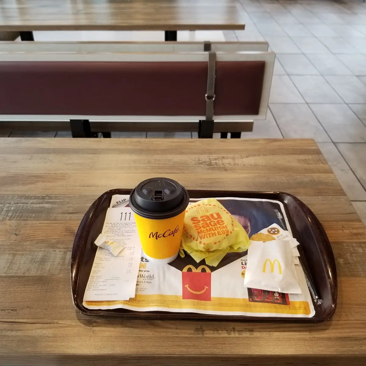 Sausage Mcmuffin with Egg
