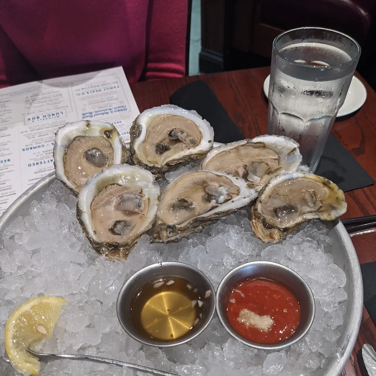 Fresh Oysters on the Half Shell