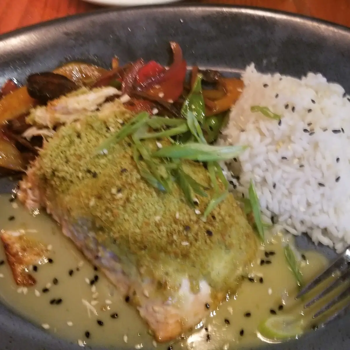 Ginger Crusted Salmon