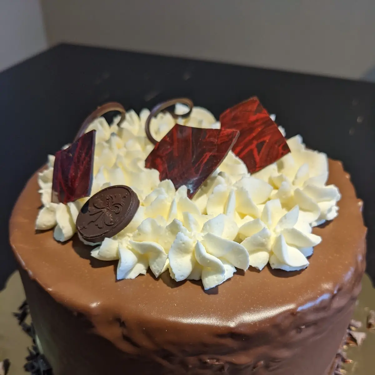 Orange Chocolate Cake for Christmas