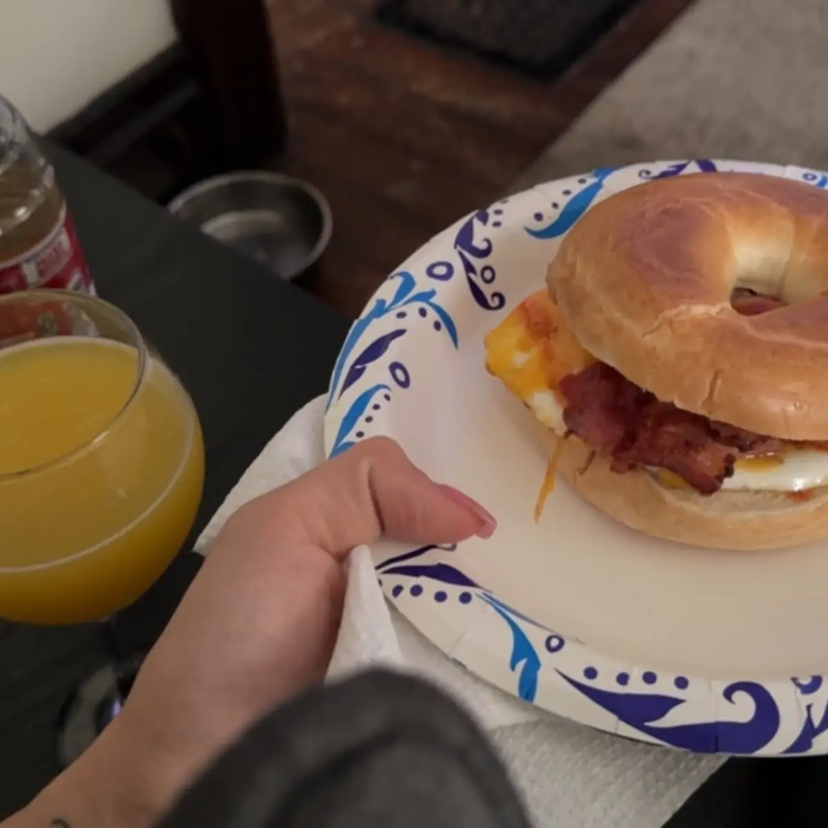 Bacon Egg Cheese Bagel