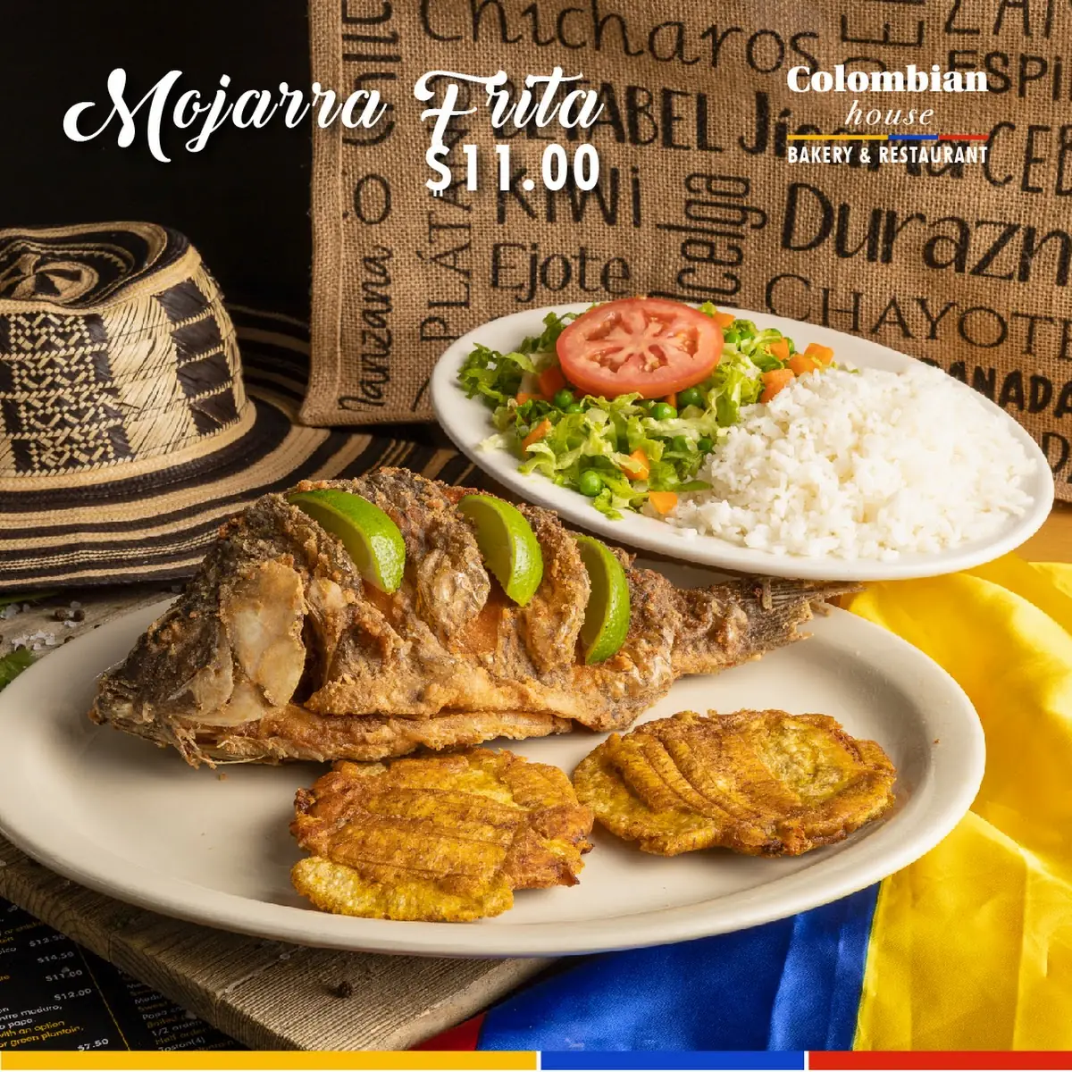 Mojarra Frita Fried Sea Bream