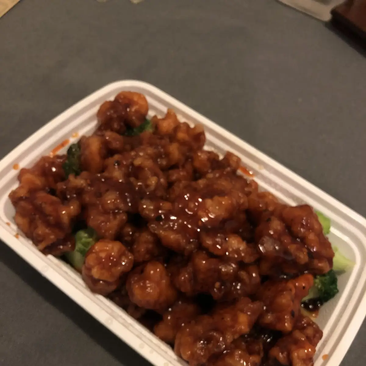 General TSO's Chicken with Pork Fried Rice