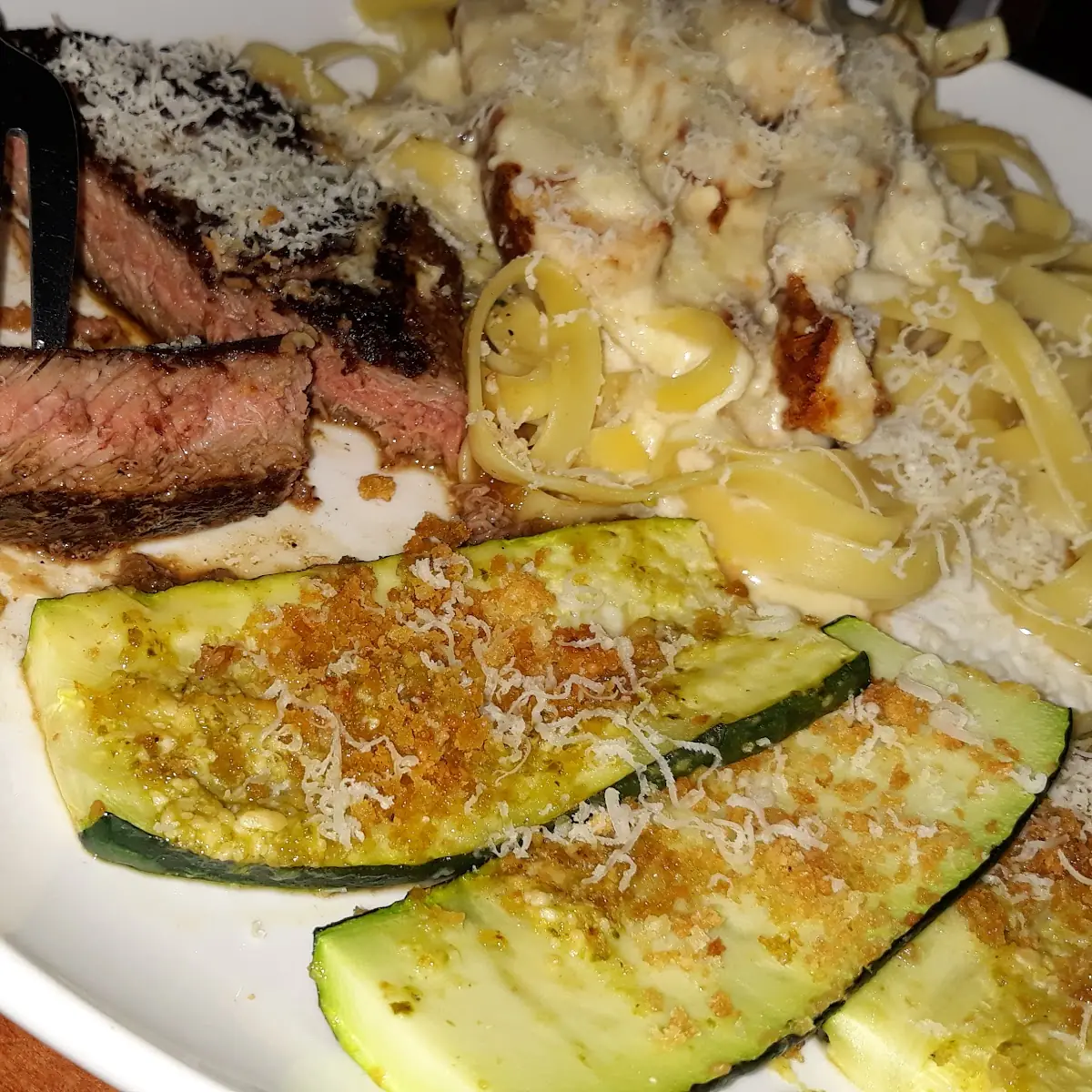 Steak Gorgonzola Alfredo