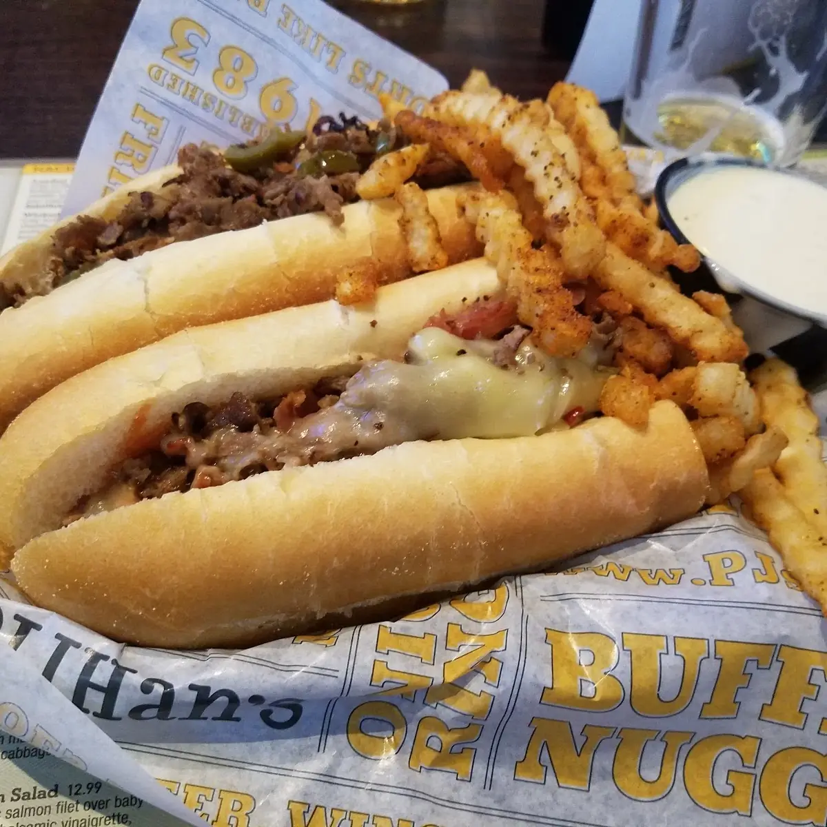 Spicy Texan Cheesesteak Sandwich