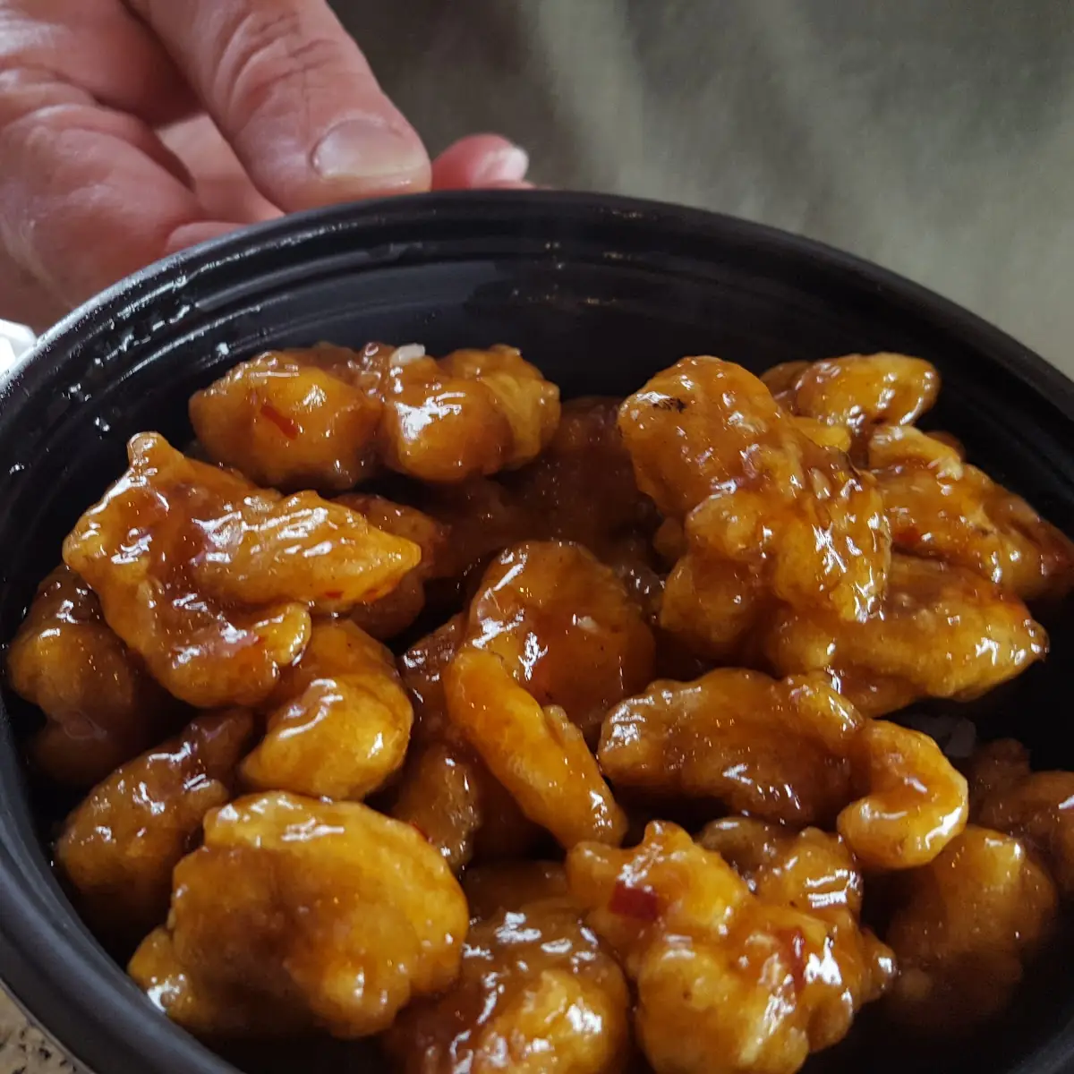 Bowl with Orange Chicken