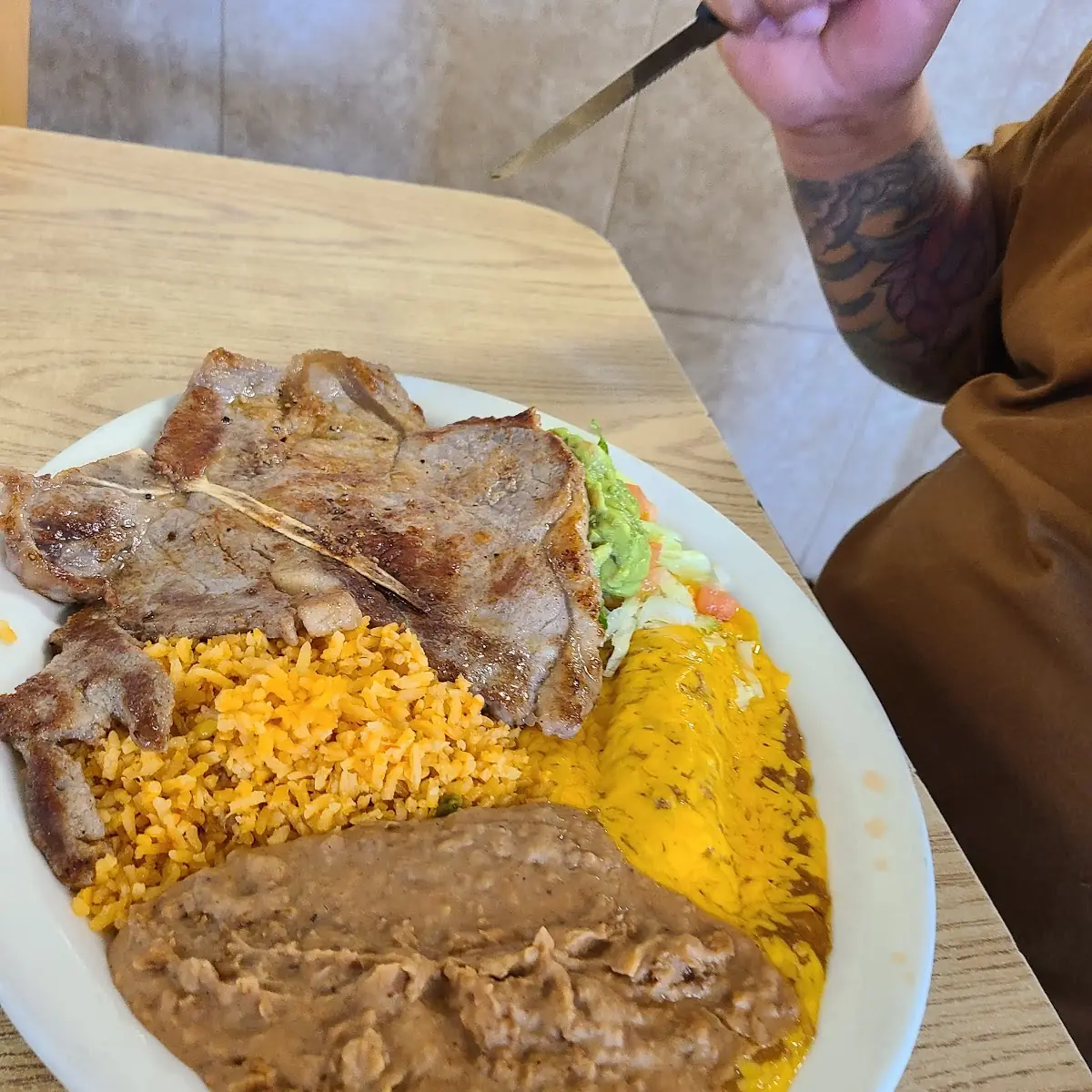 Rice or Refried Beans