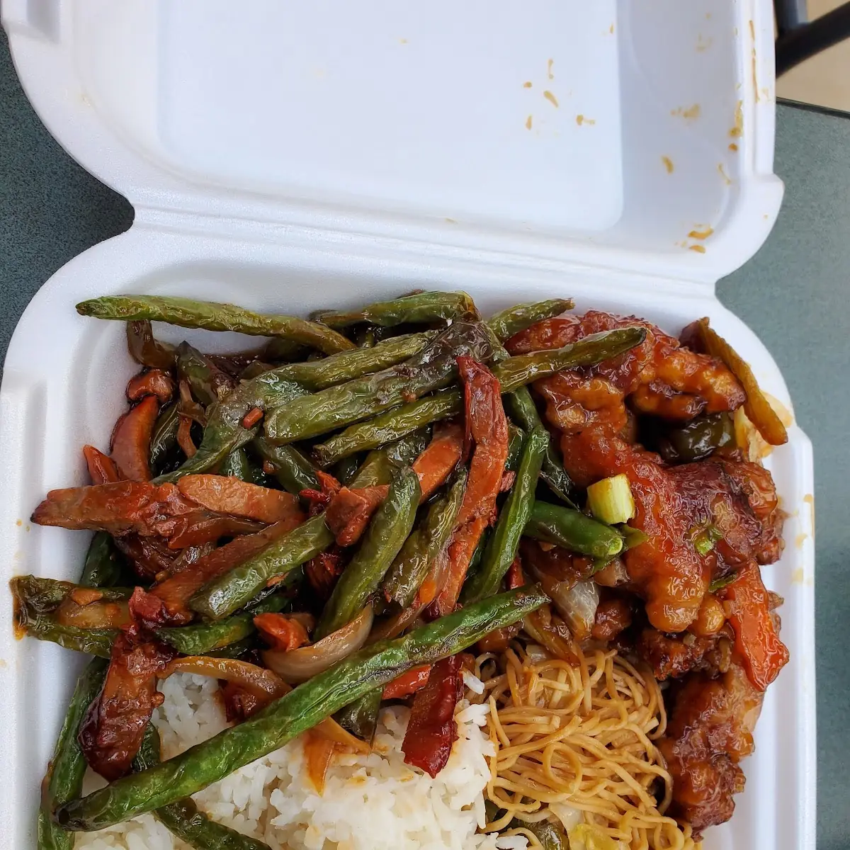 BBQ Pork Fried Rice Lo Mein