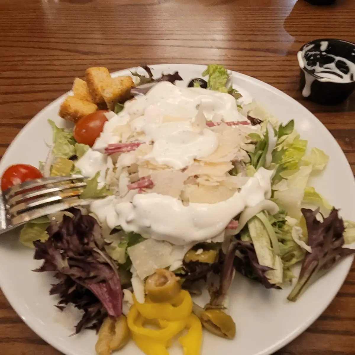 House Salad with Ranch Dressing