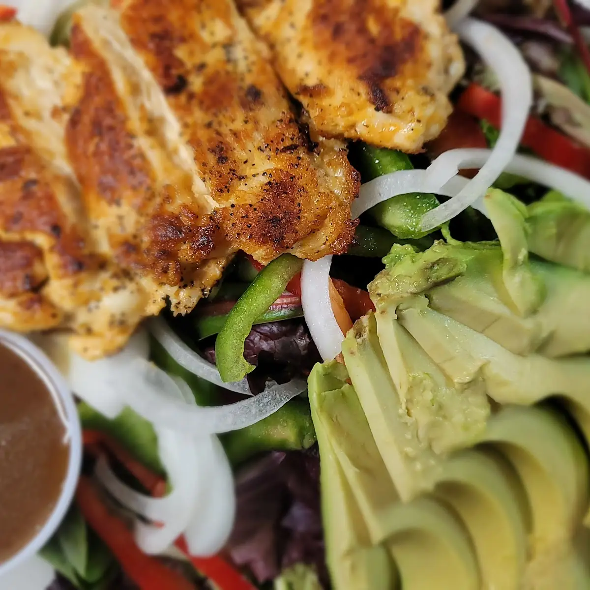 Grilled Chicken Avocado Salad