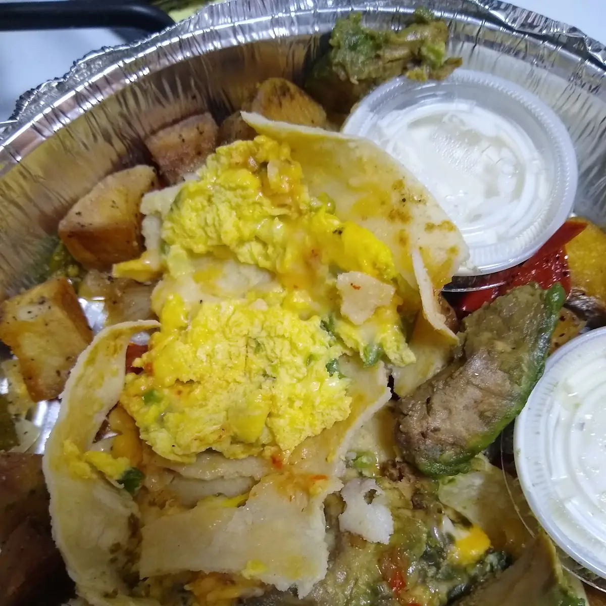 Scrambled Eggs Tacos