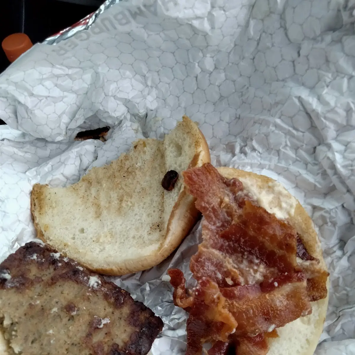 Was Supposed to Be a 7 Breakfast Baconator Sandwich