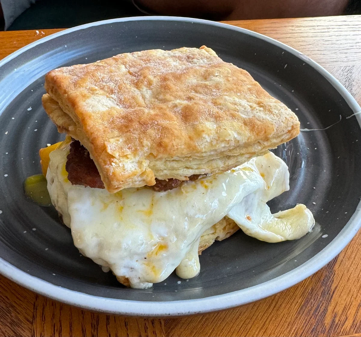 Sausage Egg and Cheese Biscuit