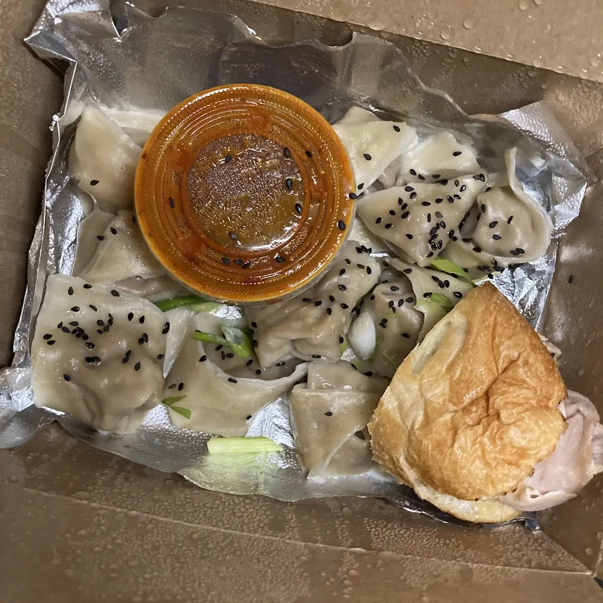Spicy Chicken Wontons