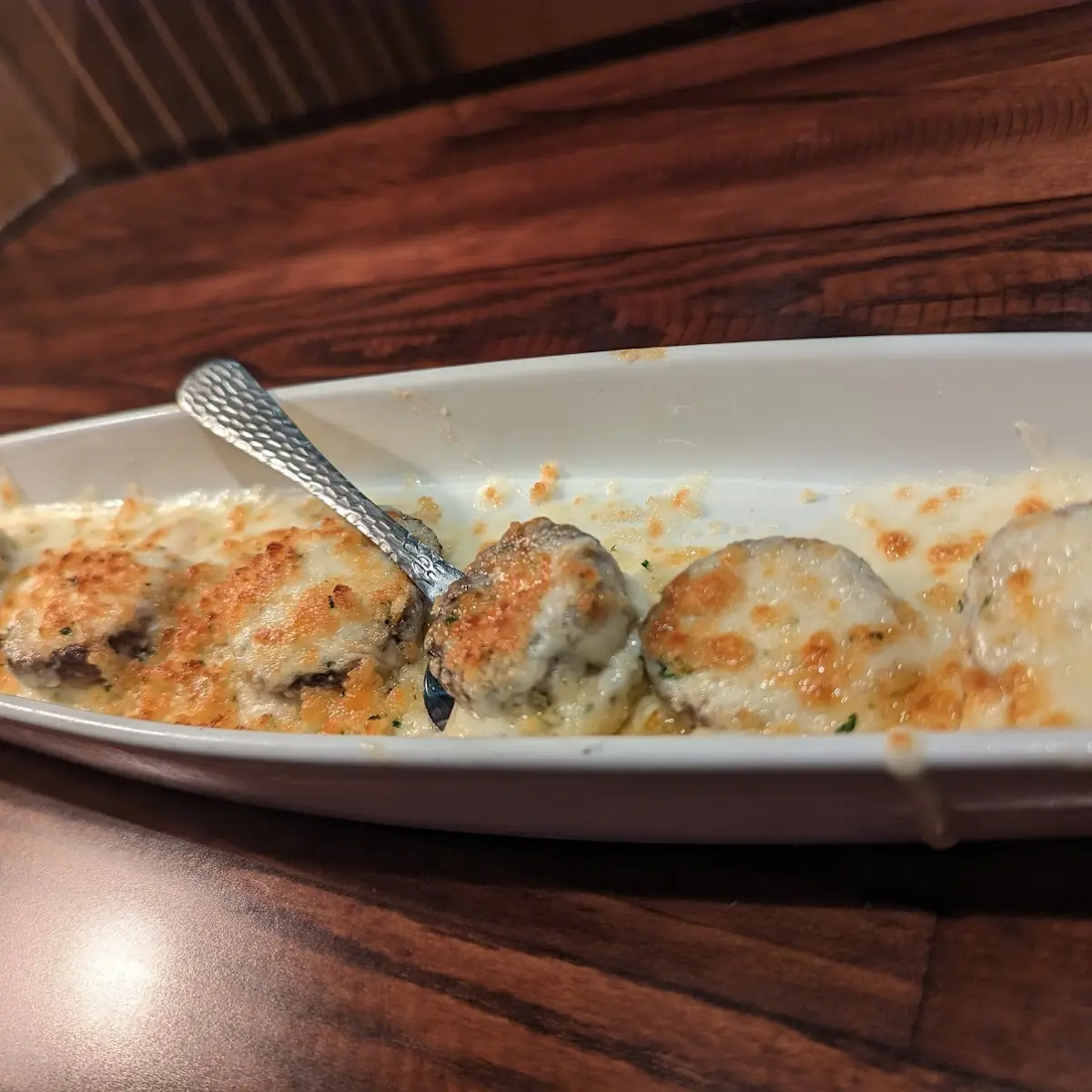 White Cheddar Stuffed Mushrooms