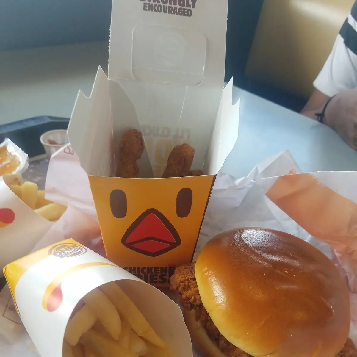 Spicy Chicken Burger Combo