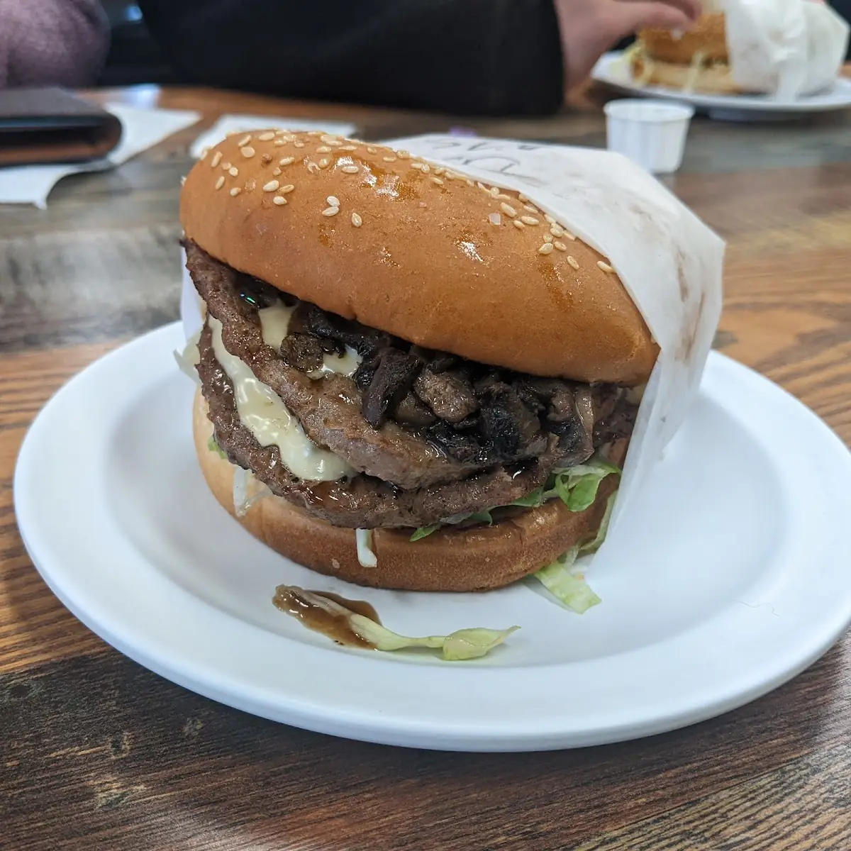 Mushroom Swiss Burger