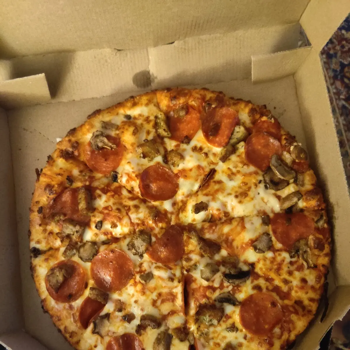 Large Sausage and Pepperoni Pizza
