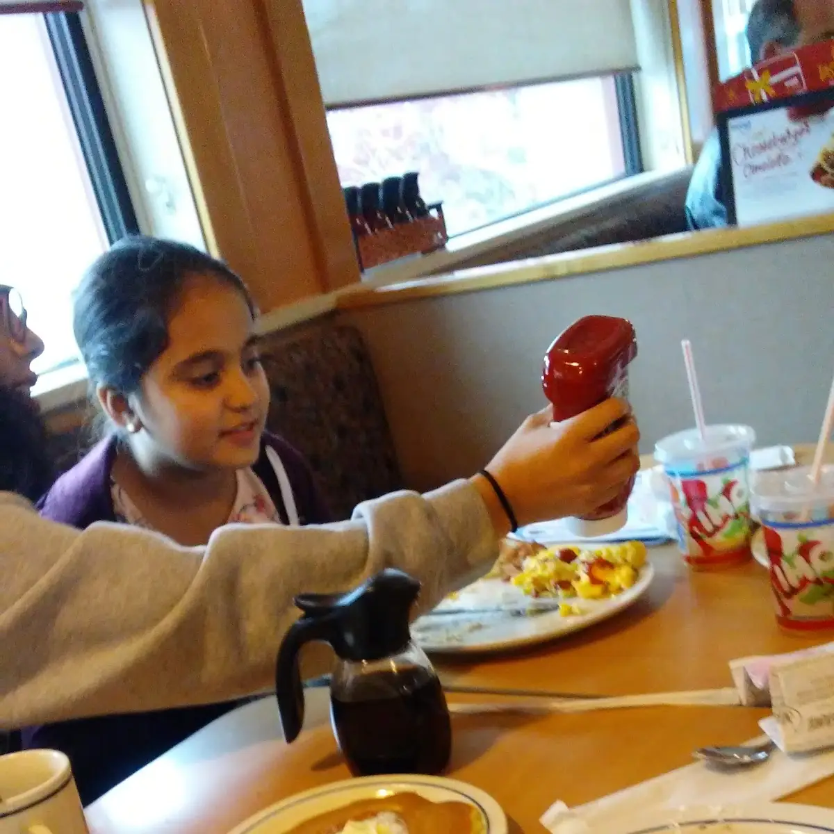 Breakfast Family Feast with Pancakes