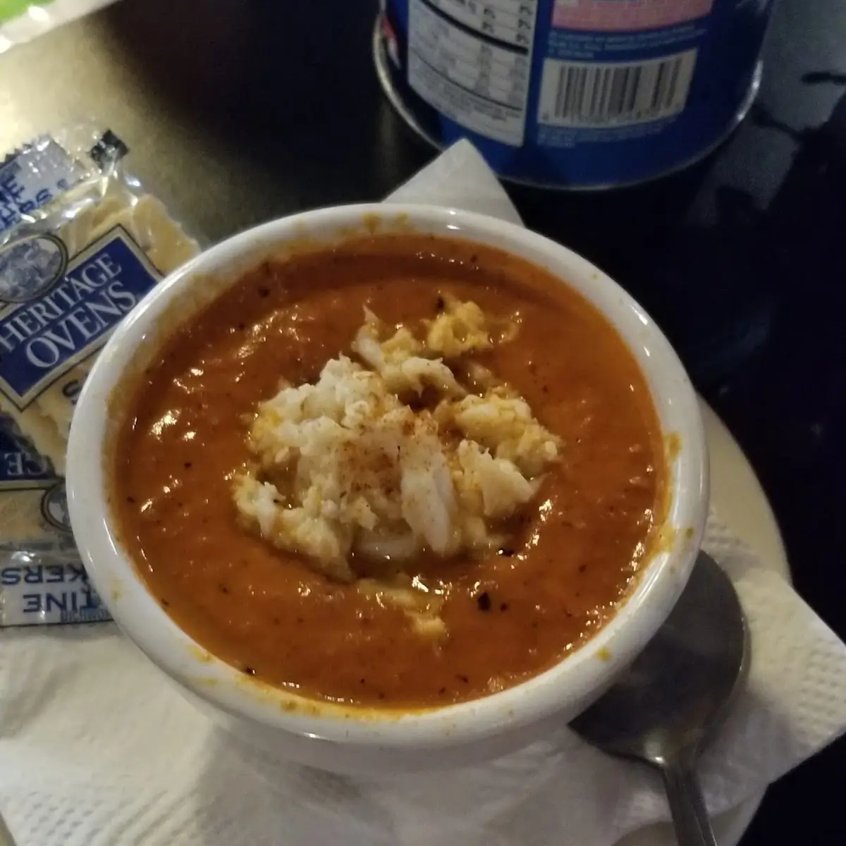 Oven Roasted Tomato & Sweet Corn with Crab Cup