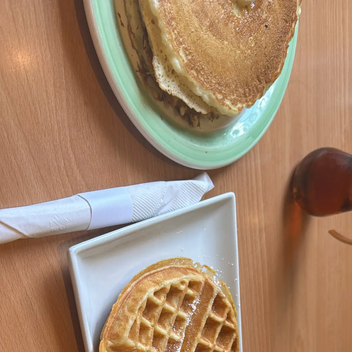 Waffle with Eggs Any Style