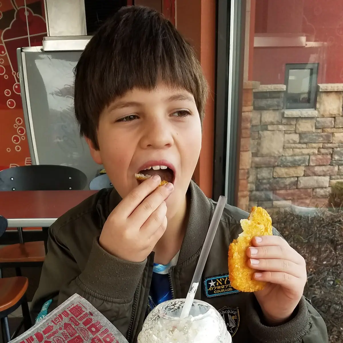 Oreo Cookie Shake &Hash Brown