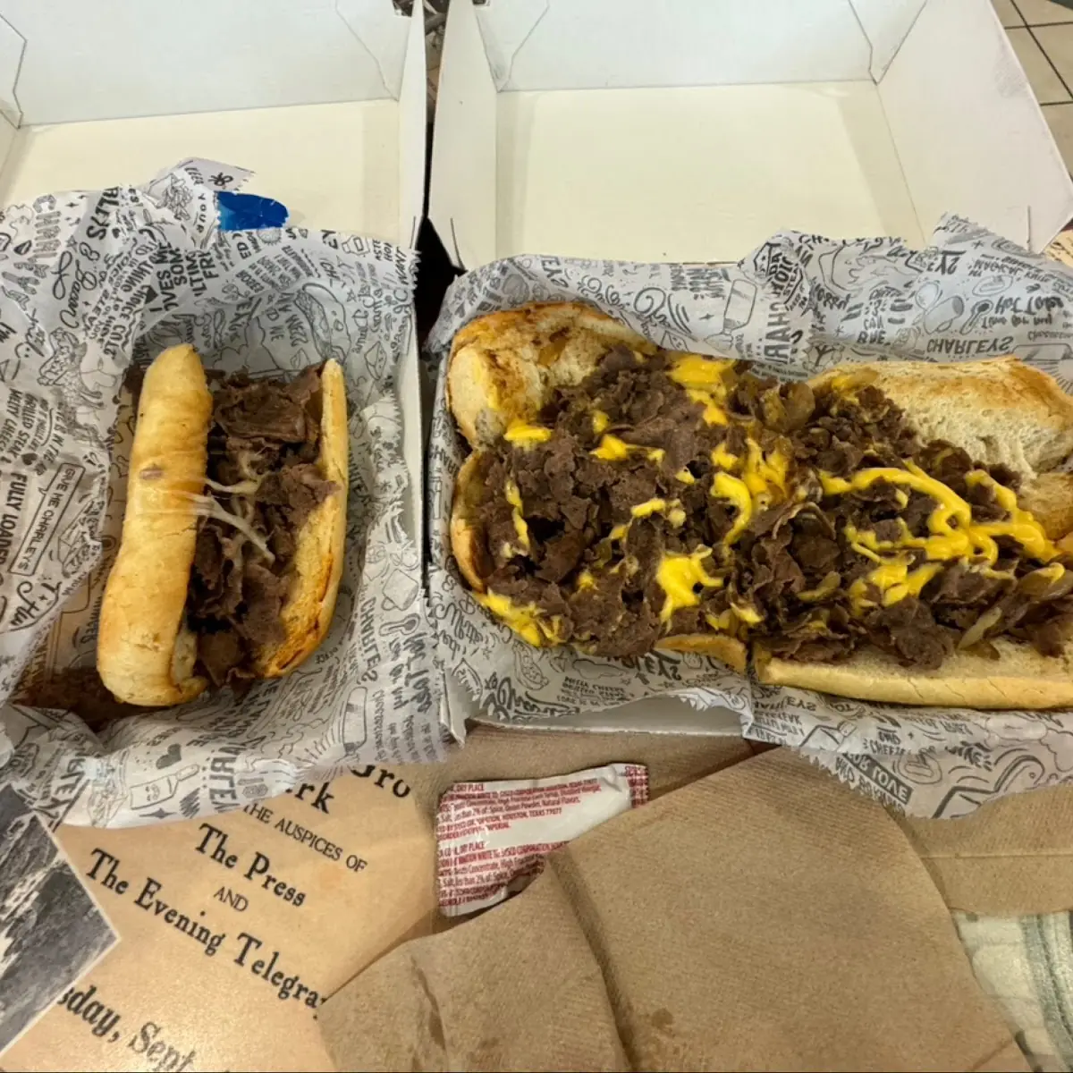Cheese Steak with Wiz