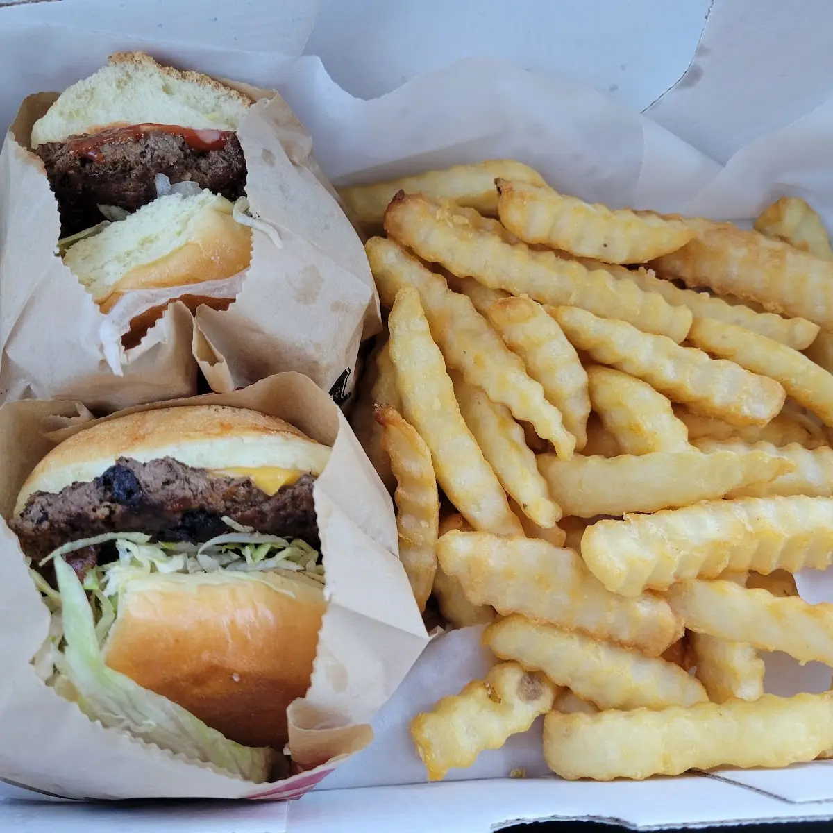 Beef Sliders and Fries