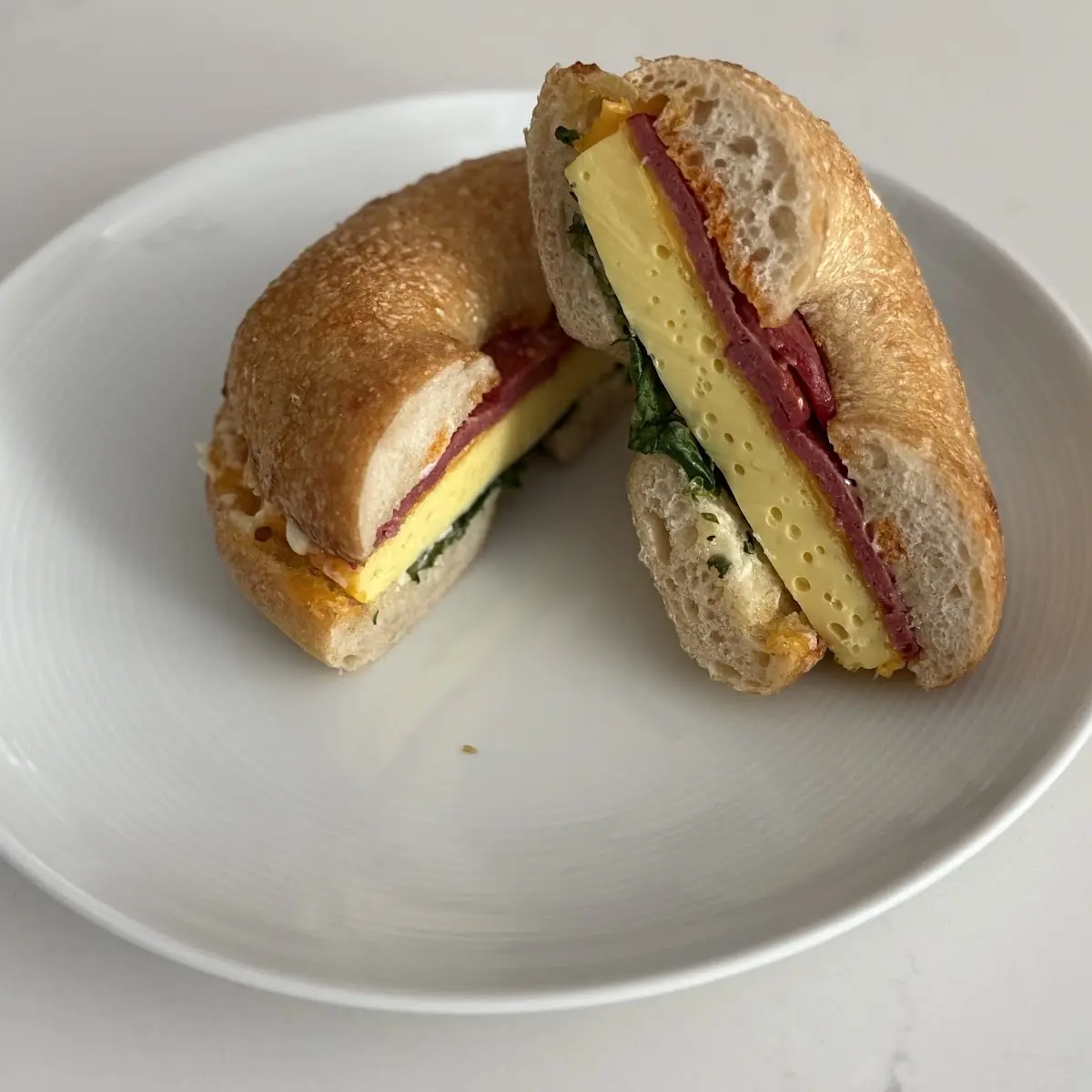 Salami Egg & Cheese