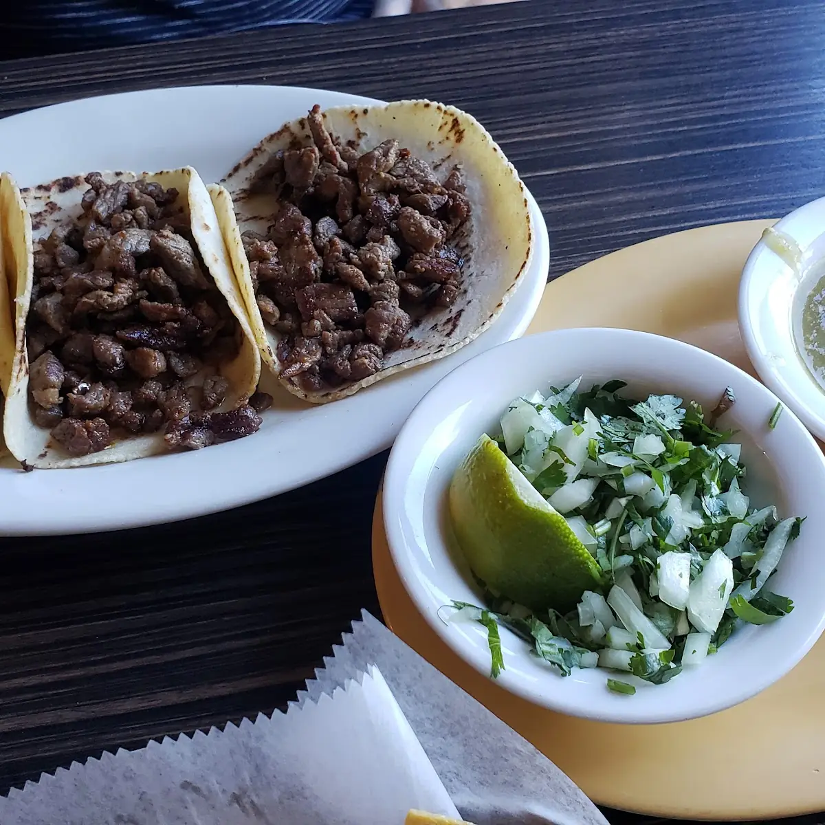 Carne Asada Taco Rice and Beans