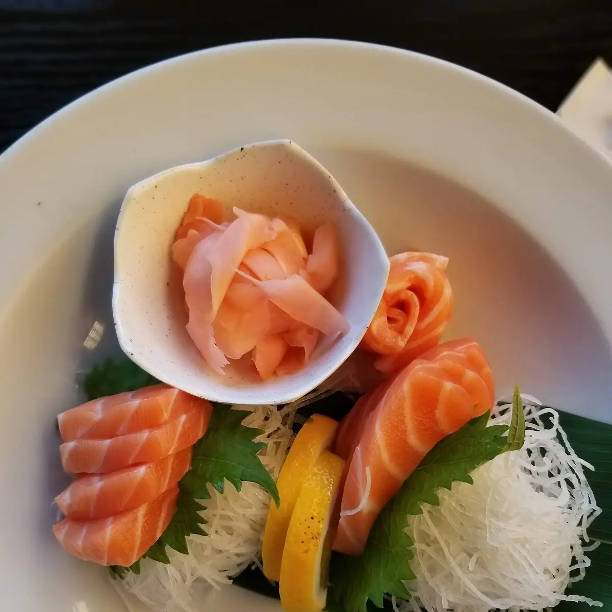 Salmon Sashimi Sake