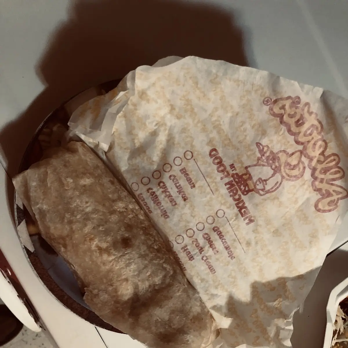 Bean Rice and Cheese Burrito
