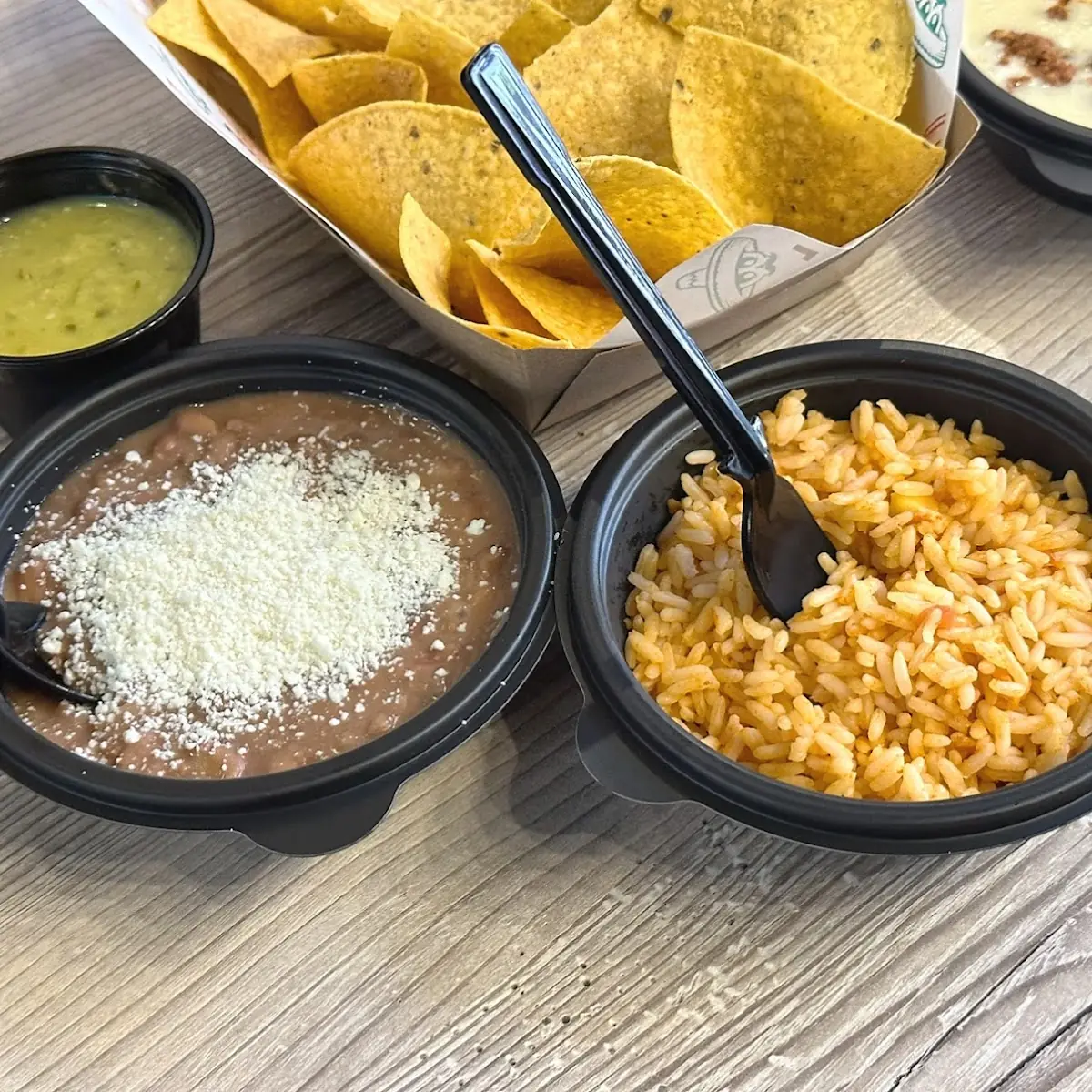 Rice and Refried Beans