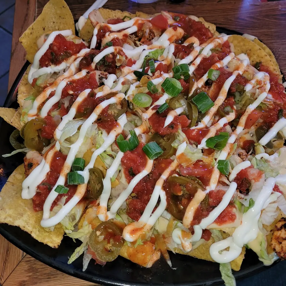 Grilled Chicken Nachos